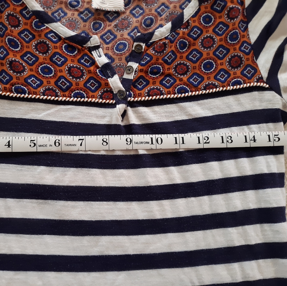 Striped and Patterned Top - Picture 3 of 5